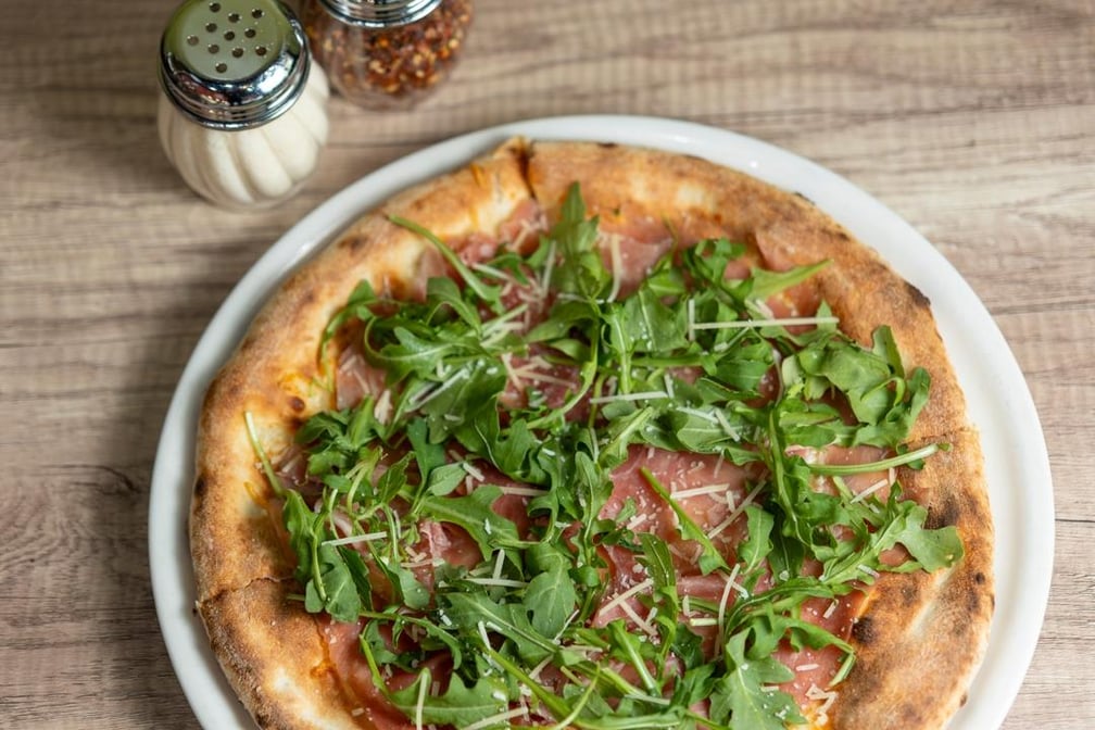 Fontina Arugula Pizza